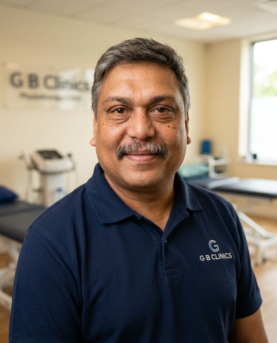Boobala 'Bob', lead chartered physiotherapist at G B Clinics
